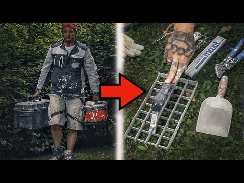 Verputzen mit Heiko • Die WICHTIGSTEN WERKZEUGE - Meine WERKZEUGKISTEN!!