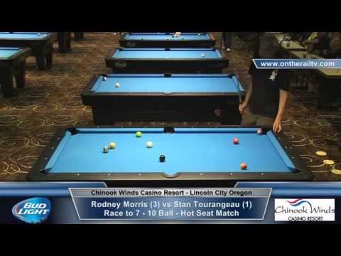 CWO 10 Ball - Stan Tourangeau vs Rodney Morris - Mens Hot Seat