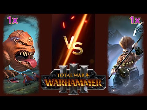 Can Giant Slayers Beat Colossal Squig in Total War: Warhammer 3?