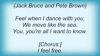 Eric Clapton - I Feel Free Lyrics