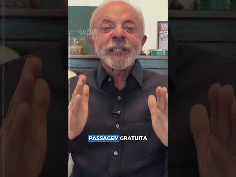 LULA ANUNCIA PEC PARA PASSE LIVRE