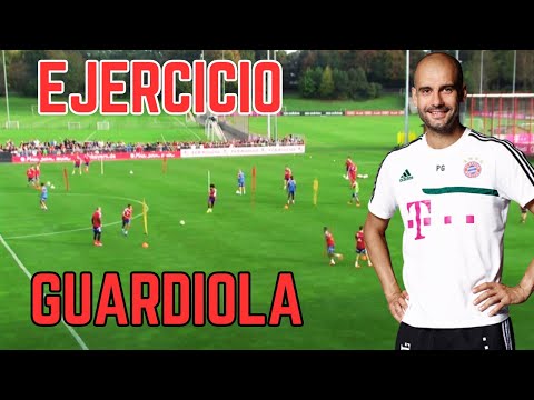EJERCICIO PEP GUARDIOLA // PASE Y TERCER HOMBRE