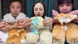ASMR LAVA BUN MUKBANG |  KWAI EATING SHOW | CHINESE DESSERT