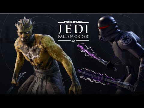 Nightbrother Warrior vs Electrobaton Purge Trooper - Jedi Fallen Order