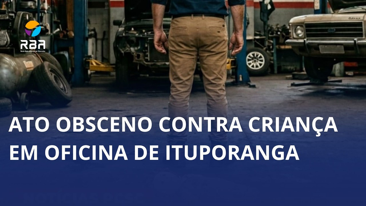 Homem é identificado após ato obsceno contra criança em oficina de Ituporanga