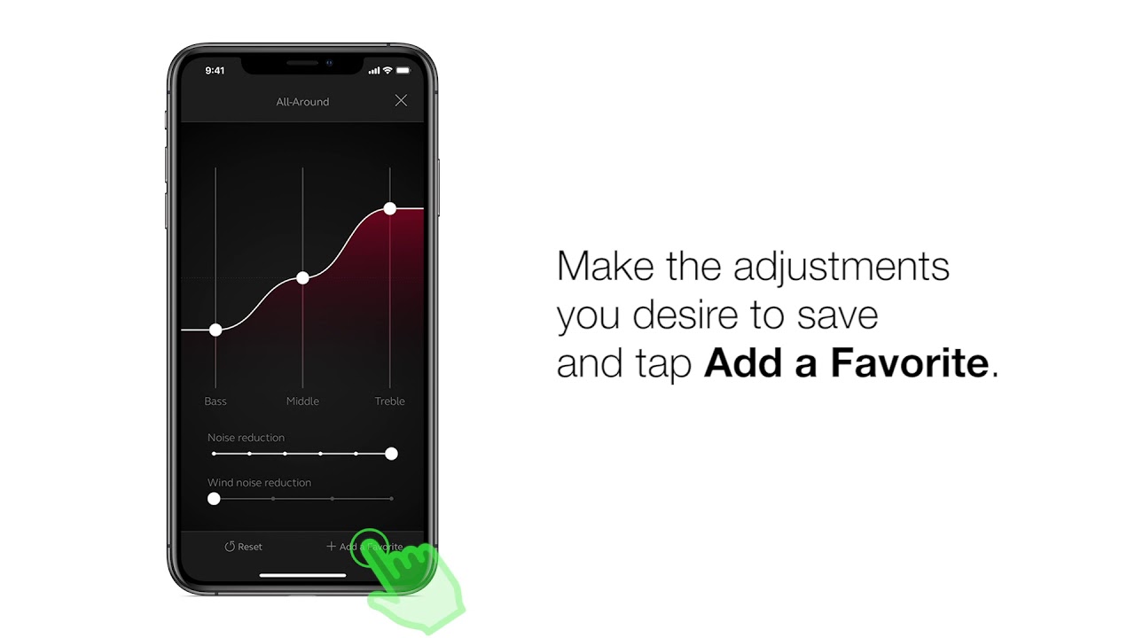 ReSound Smart 3D and ReSound Smart apps: How to add a new Favorite