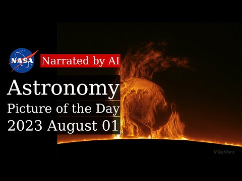 APOD: 2023-08-01 - Monster Solar Prominence (Narrated by Amy)