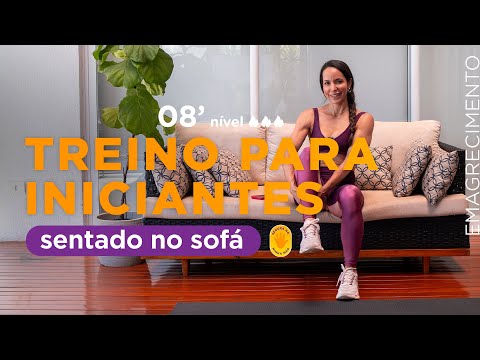 Exercícios para sedentários- sentado no sofá- Carol Borba