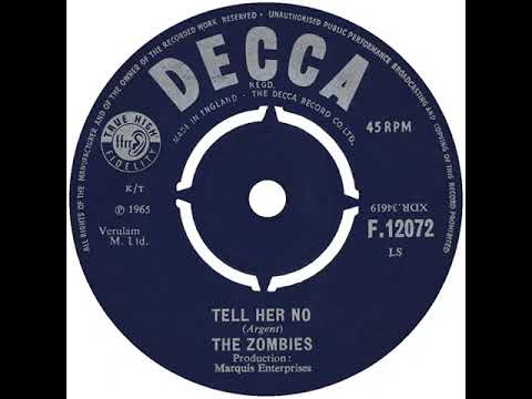 UK New Entry 1965 (29) The Zombies - Tell Her No