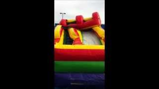 preview picture of video 'Giant slide rental in WA BLOWS UP! Kitsap fireworks stand'