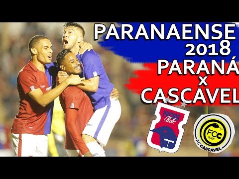 Gols Paraná Clube 2 x 1 Cascavel - Paranaense 2018 (10/03/2018)