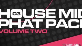 Video thumbnail for House MIDI Phat Pack 2 - Massive House MIDI Loops Collection - By 5pinMedia by Loopcloud