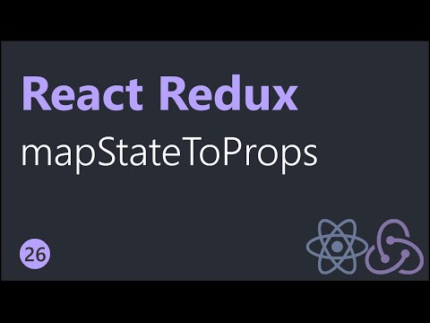 React Redux Tutorials 26 mapStateToProps