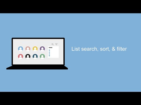 Using The Search, Sort & Filter Function In The Employee Directory