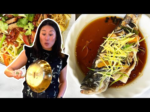 Christine Makes Sizzling Fish & Noodle Stir-Fry for Lunar New Year | The Kitchn
