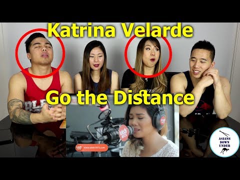 Katrina Velarde nails 'Go The Distance' Michael Bolton LIVE | Reaction - Australian Asians