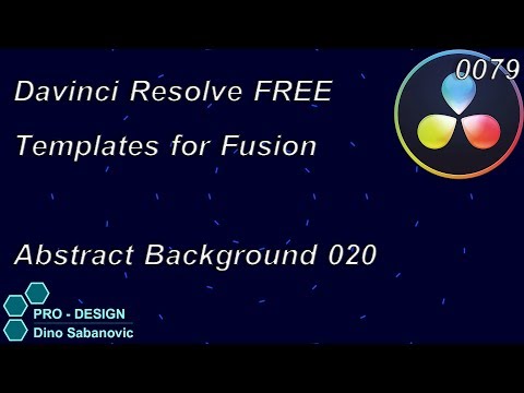 0079 Davinci Resolve FREE Templates for Fusion Abstract Background 020