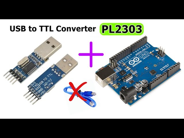 Vídeo relacionado con USB to TTL Converter UART Module CH340G CH340 3.3V 5V Switch + Cable
