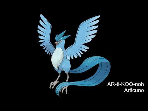 How to Pronounce Articuno (American English) Generation 1
