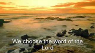 We Choose The Fear of The Lord - Maranatha Singers
