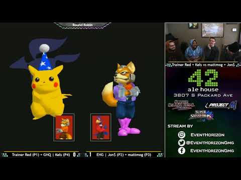 Construct 102 - Trainer Red + GHQ | Kels vs EHG | Jon$ + mattmog - Melee Doubles