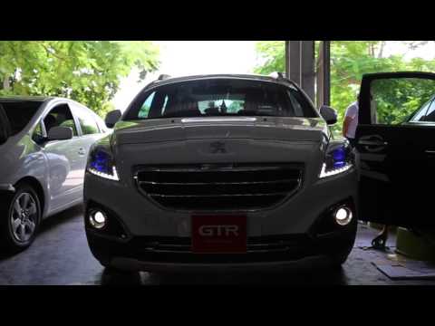 Độ đèn Peugeot gói bi Hella Limited 2017 siêu sáng