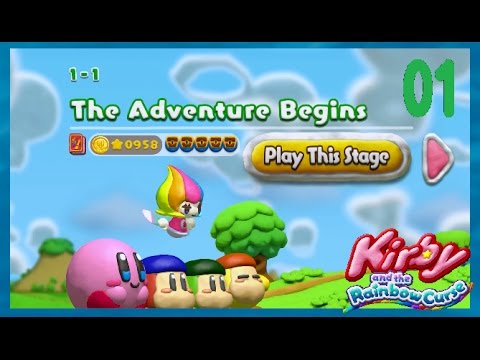 Kirby and the Rainbow Paintbrush - Episode 01 (4-Player) 100%