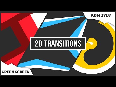 (FREE) 2D Transition Pack | Green Screen Transitions - After Effects, Sony Vegas, Android,Blender #5 Video