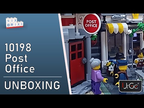 10198 UrGe Post Office Unboxing.  Klemmbausteine bis zum abwinken. Modulares Stadthaus.