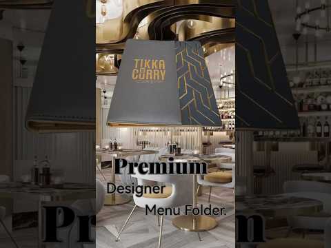Leatherette Menu Folder