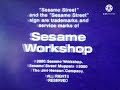 Sesame Street Season 31 Credits 2000