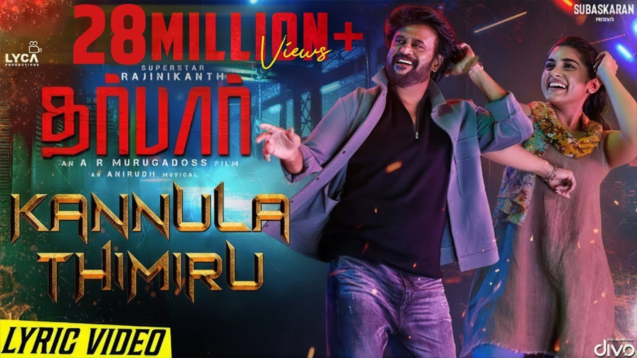 Kannula Thimiru Song Lyrics | Darbar 2020