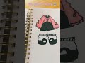 My first paper bunny I tried *credit’s to @cute.paper.dolls