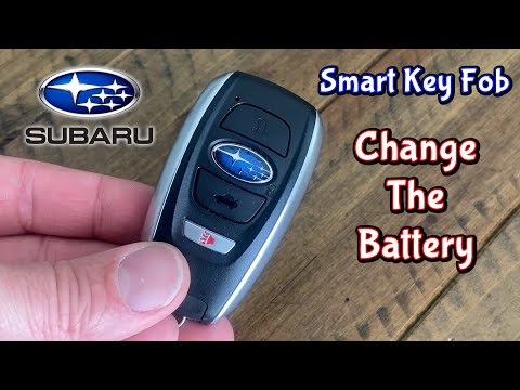 SUBARU Outback / Forester / Impreza Key Fob Battery Replacement DIY - Smart Key - Ascent & Crosstrek