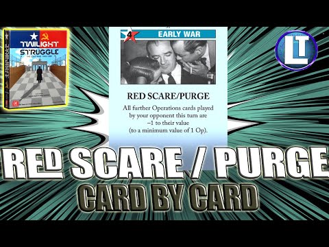 Twilight Struggle STRATEGY Guide / HOW to play the Red Scare Purge / HOW TO WIN at Twilight Struggle