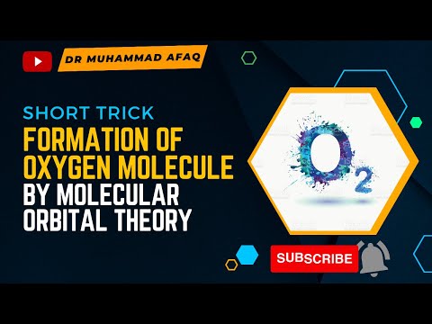 Formation of Oxygen by MOT | Paramagnetic nature | Molecular Orbital Theory | #chemistry
