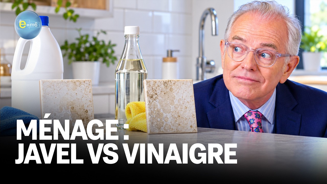 JAVEL OU VINAIGRE : quel est le plus EFFICACE pour le ménage ? | E=m6
