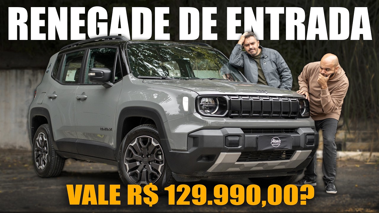 Jeep RENEGADE ALTITUDE 2027 é o melhor SUV Compacto por 130 mil?