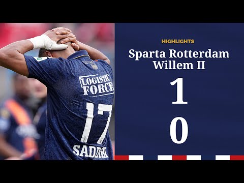 Sparta Rotterdam 1-0 Willem II Tilburg 
