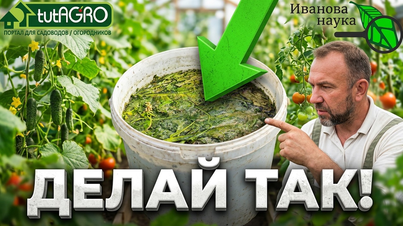 🍅🥒 Урожай ведрами! Эта домашняя органика заставит томаты и огурцы расти пр