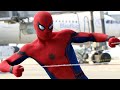 Spider Man Vs Captain America Airport Battle Scene Captain America Civil War 2016 Movie Clip