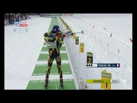 Martin Fourcade (FRA) in Fort Kent 2011 12,5 km Pursuit
