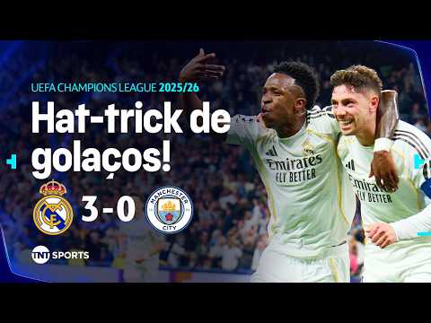 VALVERDE HUMILHA O CITY COM GOLAÇOS, VINI JOGA MUITO E REAL ATROPELA! REAL MADRID 3X0 MAN. CITY