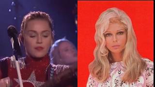 Nancy Sinatra vs Miley Cyrus These Boots Are Made For Walkin'