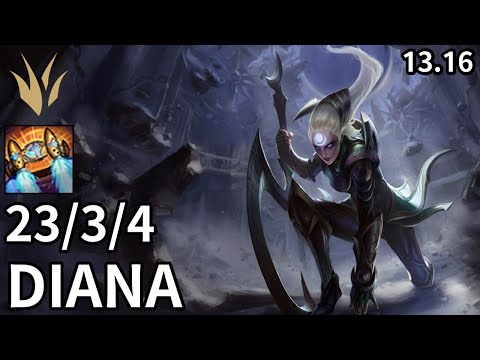 Diana Jungle vs Nidalee - KR Master | Patch 13.16