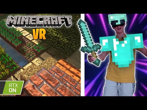 MEMEofficial-ITA -  I tried MINECRAFT with RTX in VIRTUAL REALITY!!!  *PC exploded*