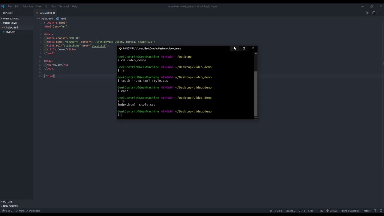 Deploying a static site to GH-Pages