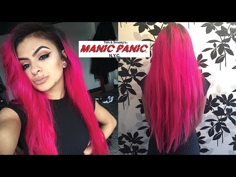 DYING MY HAIR WITH MANIC PANIC: HOT HOT PINK!