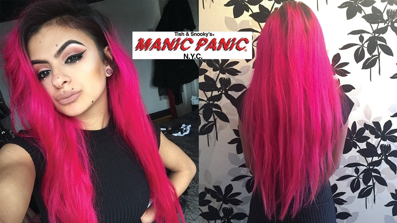 DYING MY HAIR WITH MANIC PANIC: HOT HOT PINK!