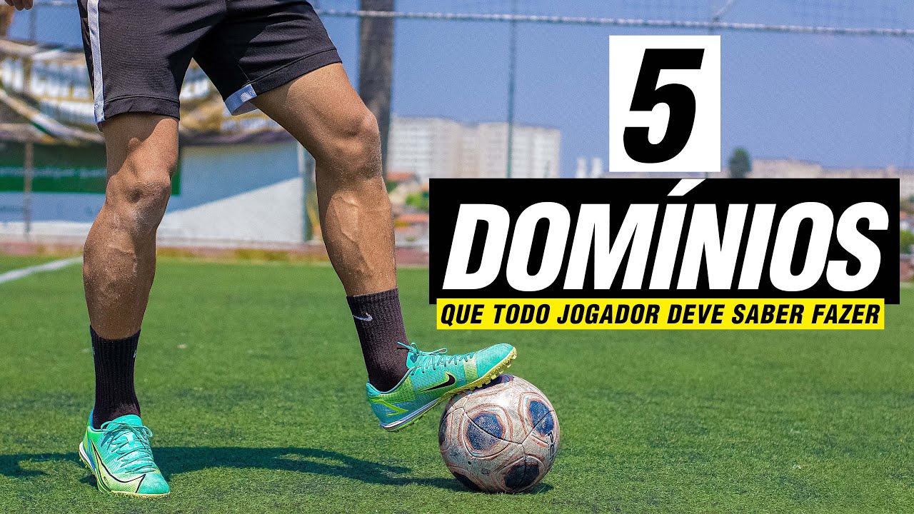 5 TIPOS DE DOMINIO QUE TODO JOGADOR DEVE SABER FAZER | COMO RECEBER MAIS A BOLA